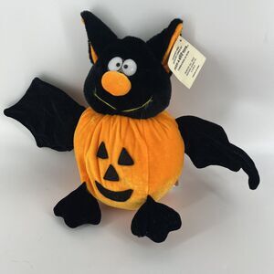 Halloween Vintage Peek-a-Boo Toys Plush Bat Jack-o-lantern Stuffed Animal